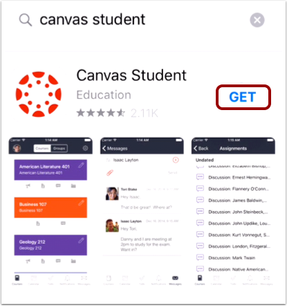 Canvas学生App