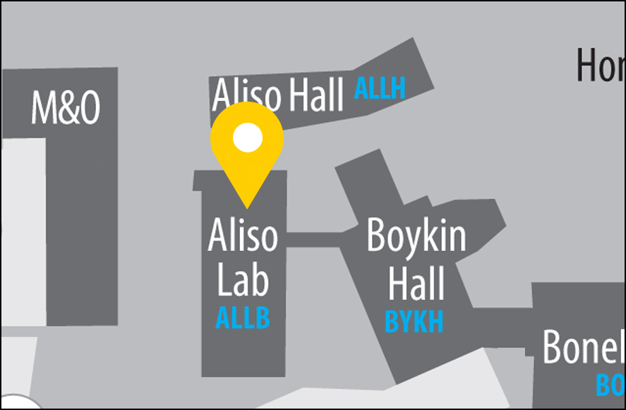Aliso Lab 113的定位图